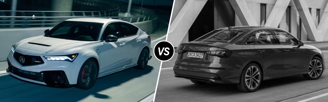 2025 Acura Integra vs 2025 Audi A3 near Stamford, CT