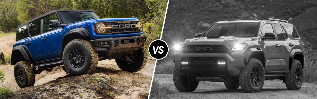 2025 Ford Bronco vs 2025 Toyota 4Runner near San Marcos, TX