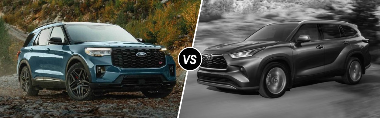 2025 Ford Explorer vs 2025 Toyota Highlander near Wayne, NJ