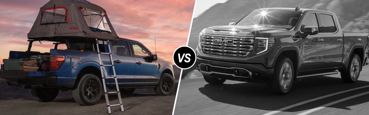 2025 Ford F-150 vs 2025 GMC Sierra 1500 near San Marcos, TX