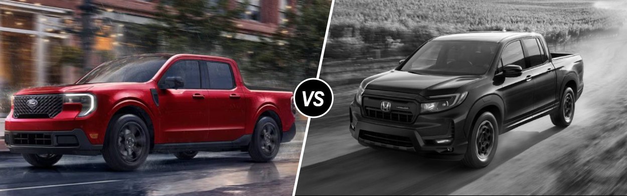 2025 Ford Maverick vs 2025 Honda Ridgeline near Shreveport, LA