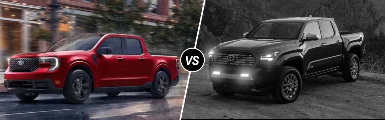2025 Ford Maverick vs 2025 Toyota Tacoma in Bossier City, LA