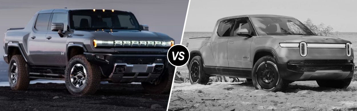 2025 GMC Hummer EV Pickup Truck vs 2025 Rivian R1T in Round Rock, TX