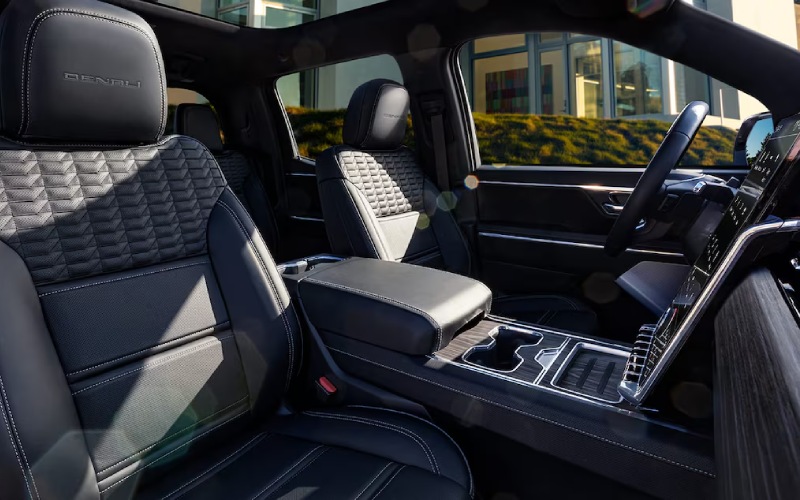 Austin, TX - 2025 GMC Sierra EV Denali's Interior Austin, TX - 2025 GMC Sierra EV Denali's Interior