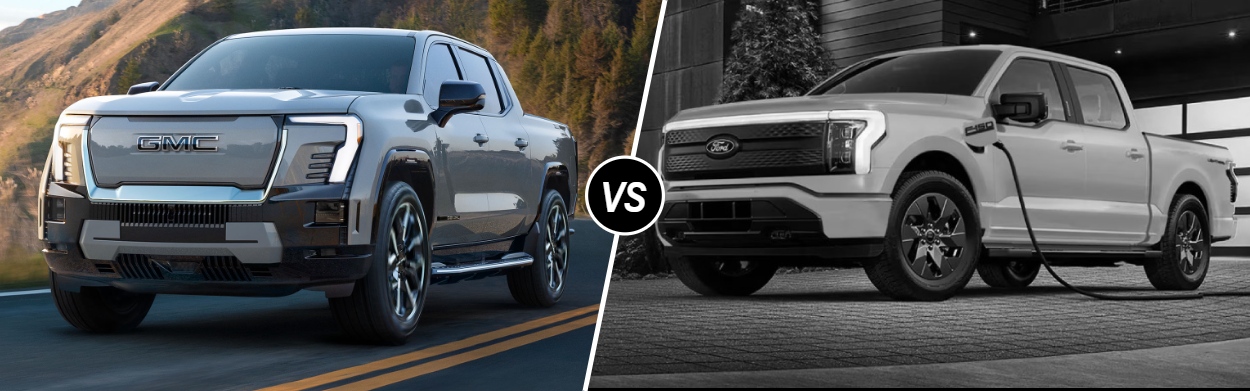 2025 GMC Sierra EV Denali vs 2025 Ford F-150 Lightning in Round Rock, TX