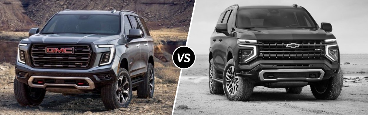 2025 GMC Yukon vs 2025 Chevrolet Tahoe near Austin, TX