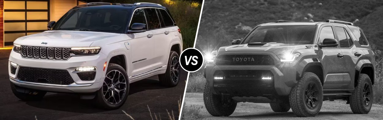 2025 Jeep Grand Cherokee vs 2025 Toyota 4Runner near Austin, TX