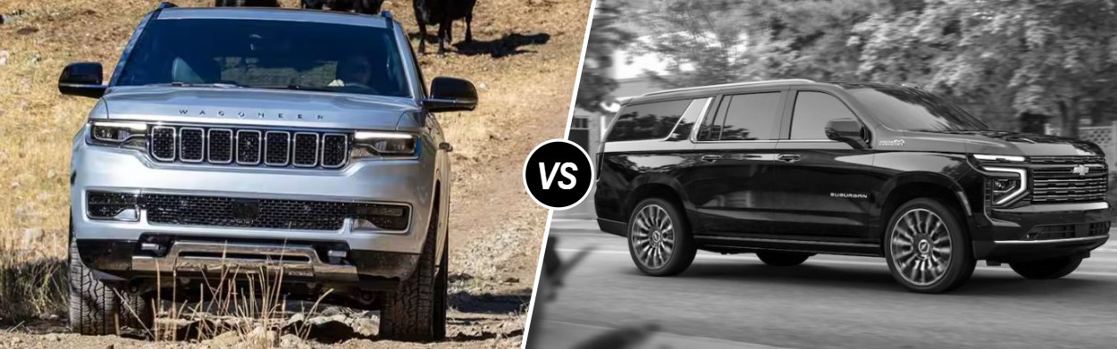 2025 Wagoneer vs 2025 Chevrolet Suburban near Anaheim, CA