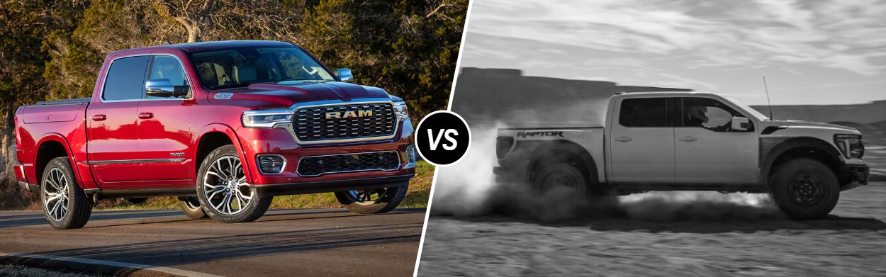 2025 Ram 1500 vs 2025 Ford F-150 near Austin, TX