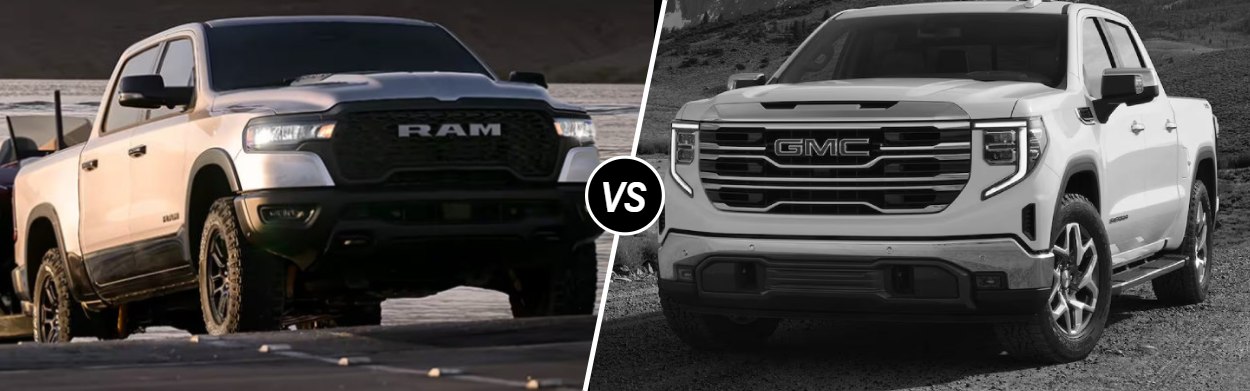 2025 Ram 1500 vs 2025 GMC Sierra 1500 near San Marcos, TX