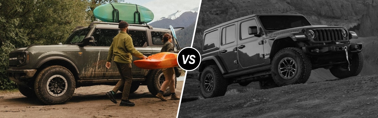 2026 Ford Bronco vs 2026 Jeep Wrangler in Rutherford, NJ