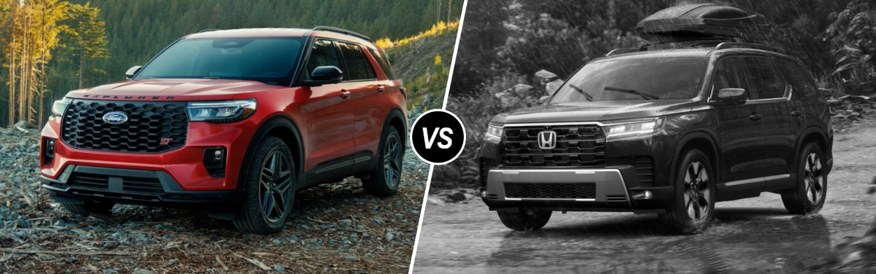 2026 Ford Explorer vs 2026 Honda Pilot in Rutherford, NJ