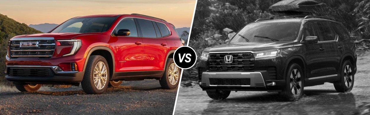 2026 GMC Acadia vs 2026 Honda Pilot in New Orleans, LA