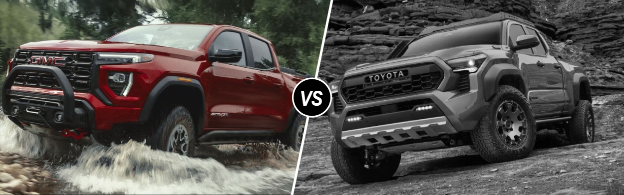 2026 GMC Canyon vs 2026 Toyota Tacoma in West Covina, CA