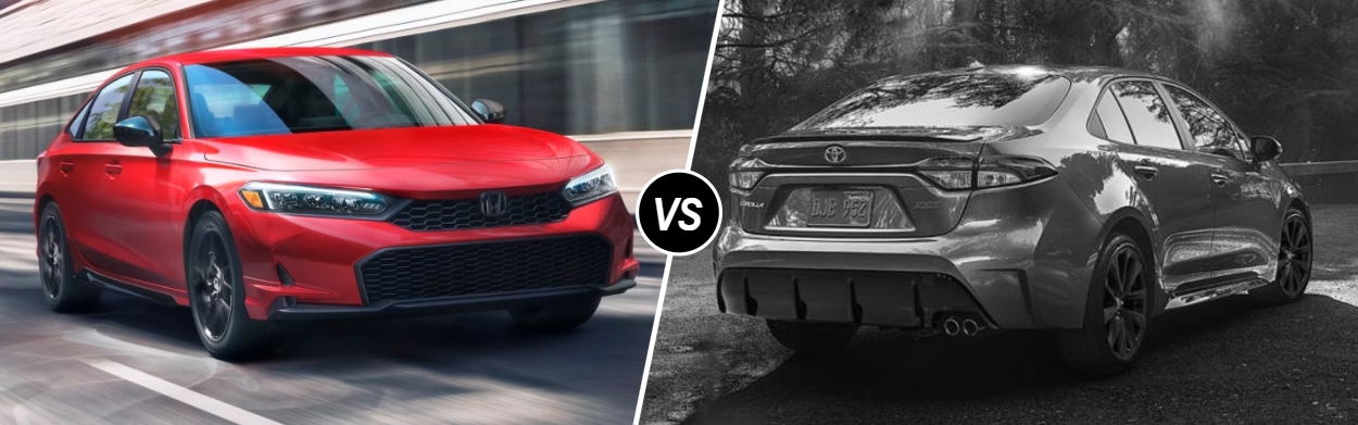 2026 Honda Civic Sedan vs 2026 Toyota Corolla in Hackettstown, NJ