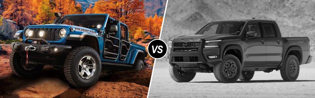 2026 Jeep Gladiator vs 2026 Nissan Frontier in City of Industry, CA
