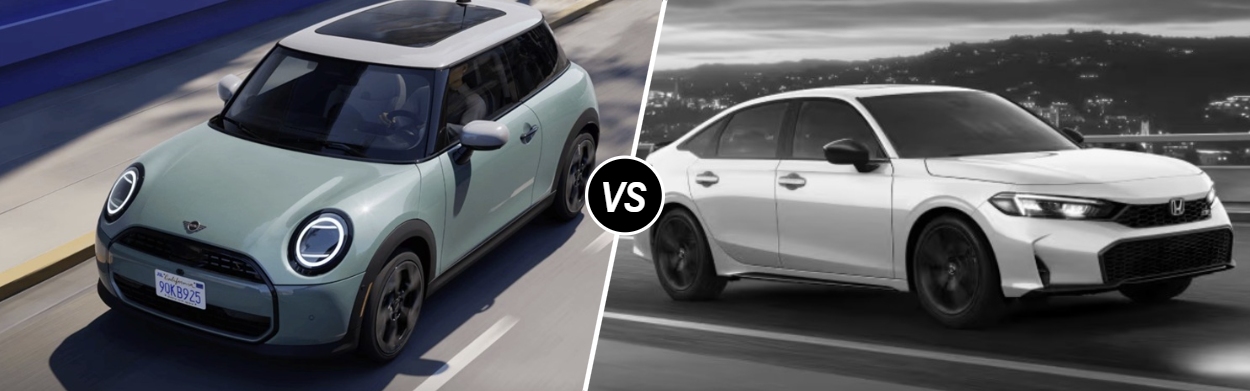 2026 MINI Cooper 2 Door vs 2026 Honda Civic Si in North Hollywood, CA