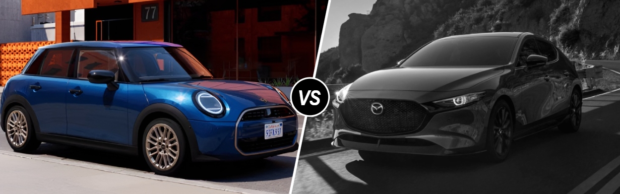 2026 MINI Cooper 4 Door vs 2026 Mazda Mazda3 Hatchback in North Hollywood, CA