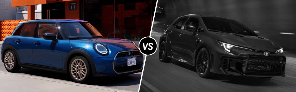 2026 MINI Cooper 4 Door vs 2026 Toyota GR Corolla in North Hollywood, CA