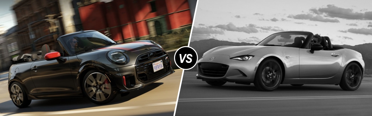 2026 MINI Cooper Convertible vs 2025 Mazda MX-5 Miata in North Hollywood, CA