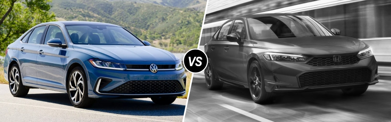 2026 Volkswagen Jetta vs 2026 Honda Civic Sedan near Chino Hills, CA