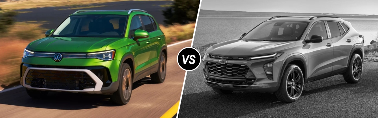 2026 Volkswagen Taos vs 2026 Chevrolet Trax near Chino Hills, CA