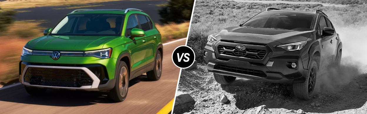 2026 Volkswagen Taos vs 2026 Subaru Crosstrek in Glendale, CA